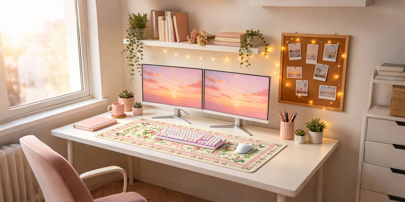 Desk inspiration — studio calm